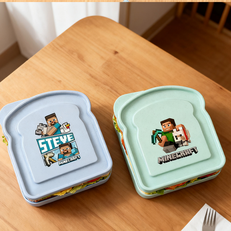 Gaming Console With Minecraft - Contenitore per Sandwich a Tema Gioco,