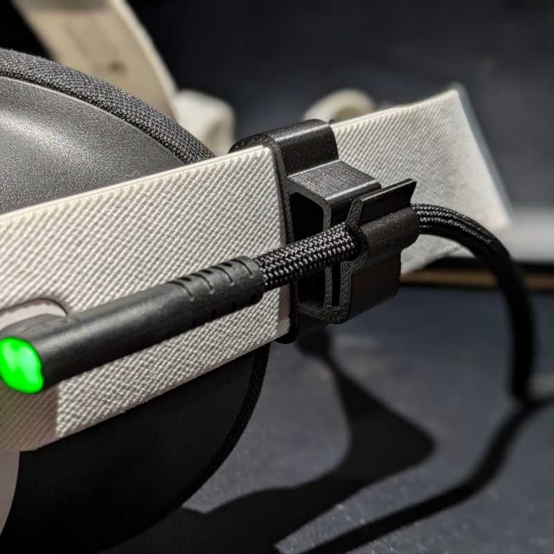 Gaming Headset Wired - Clip per la gestione dei cavi