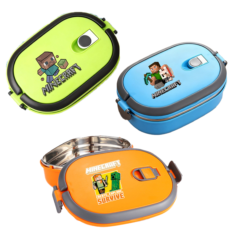 Gaming Console With Minecraft - Contenitore Termico per Pranzo con Stampa