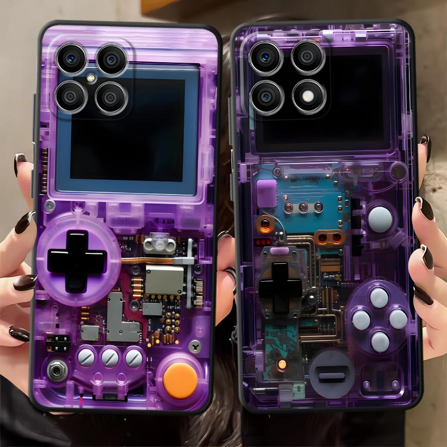 Gaming Console X7 - Custodia Protettiva Viola per Console da