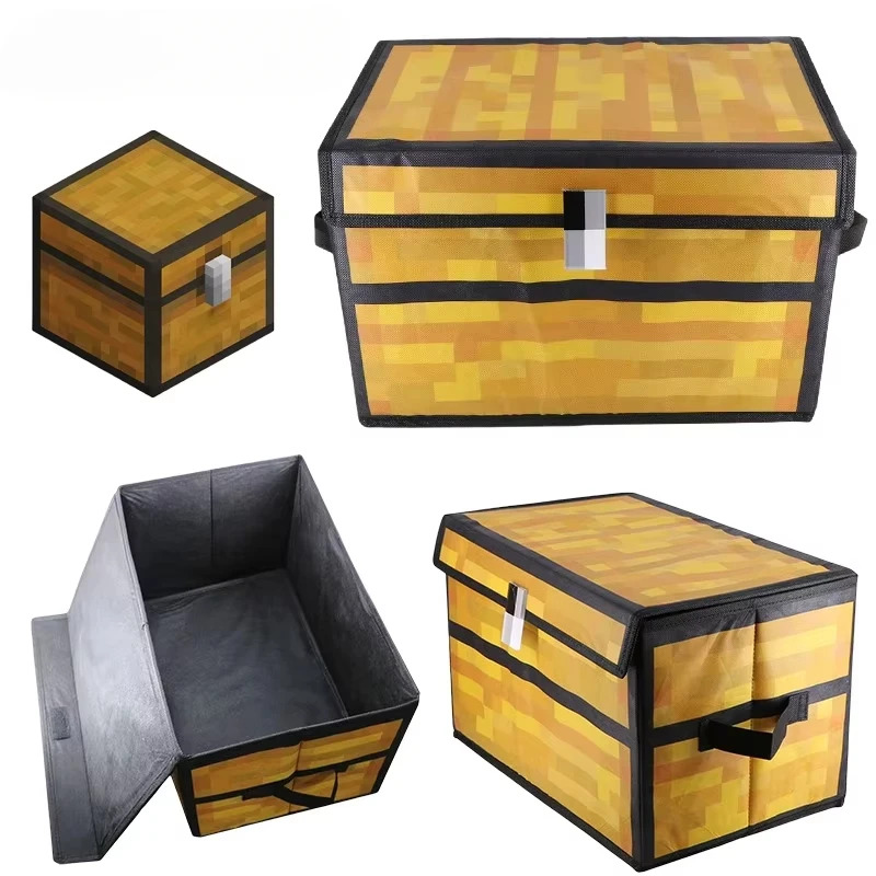Gaming Console With Minecraft - MineCraftion Scatola portaoggetti per petto, grande