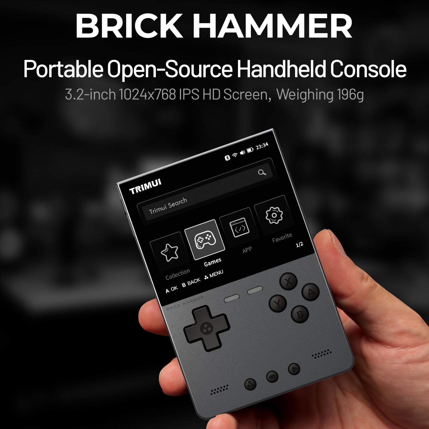 Gaming Console Phone - TRIMUI BRICK HAMMER Console di gioco