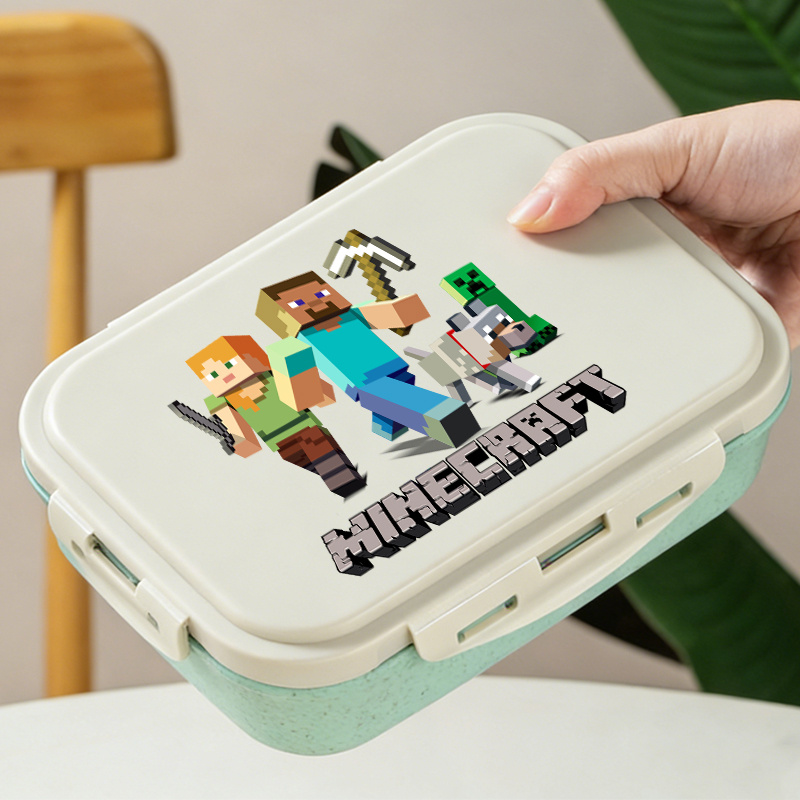 Gaming Console With Minecraft - Porta Pranzo Bento Minecraft, Contenitori per