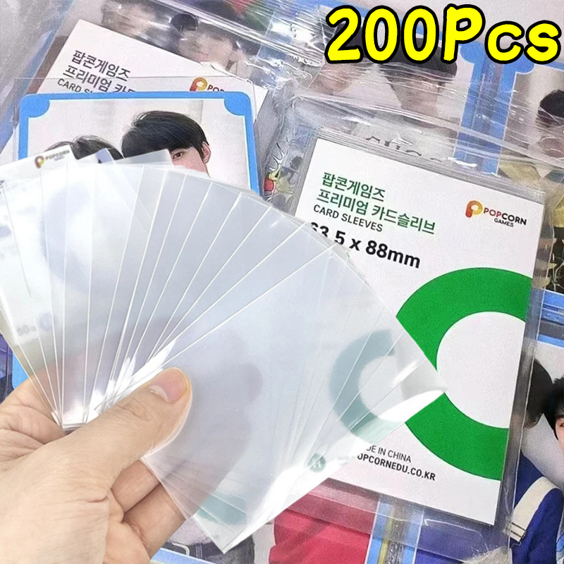Gaming Card Holder - 200-50 pezzi buste trasparenti per carte