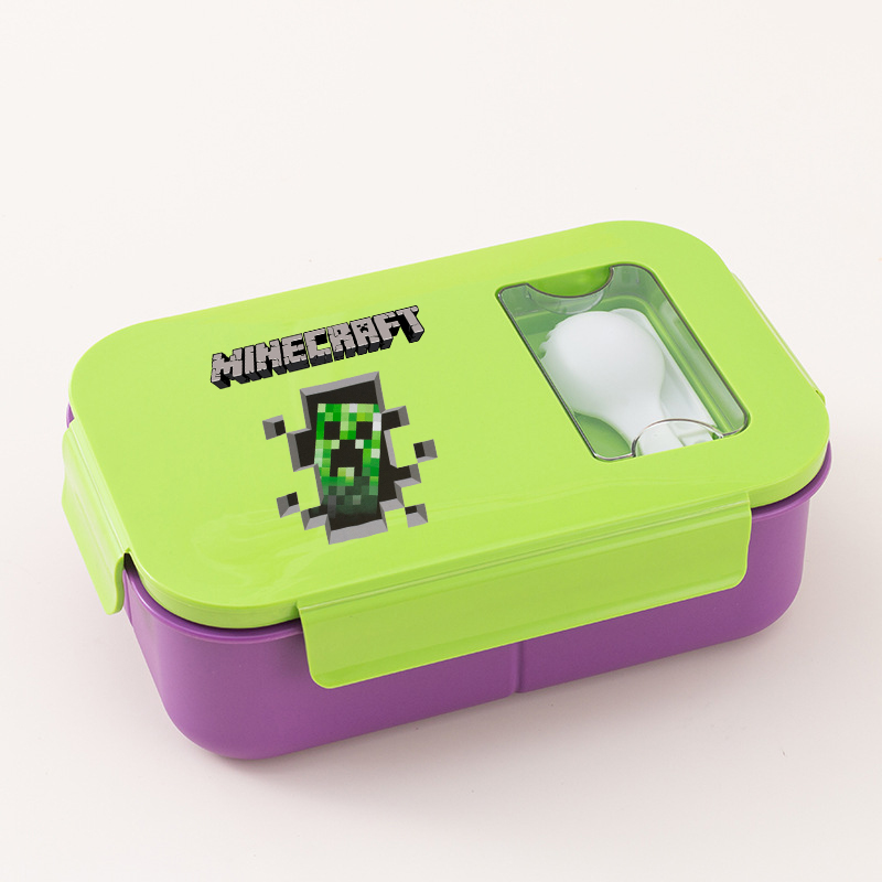 Gaming Console With Minecraft - Lunch Box a Tema Gioco Minecraft,