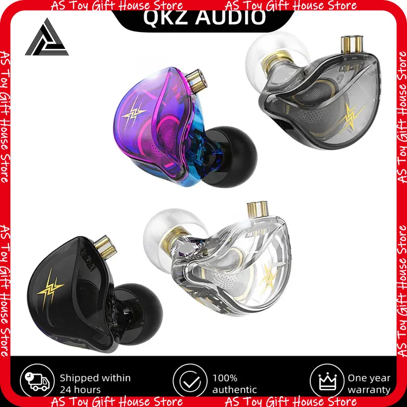 Gaming Headset Wired - Cuffie auricolari cablate QKZ ZXT Hi-Res