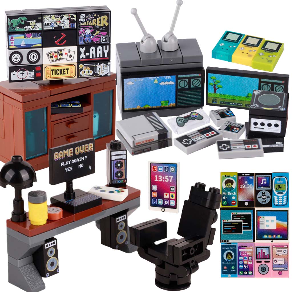 Gaming Console Kids - MOC Console di gioco Modello di