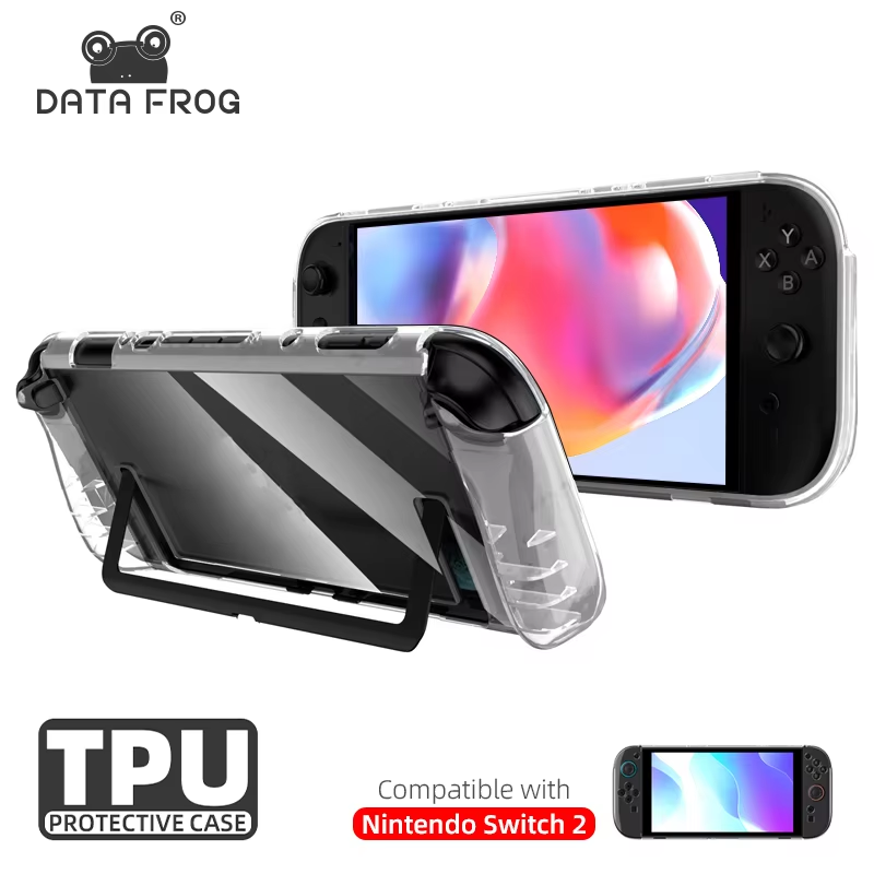 Gaming Console Nintendo Switch 2 - DATA FROG Cover Protettiva Trasparente in
