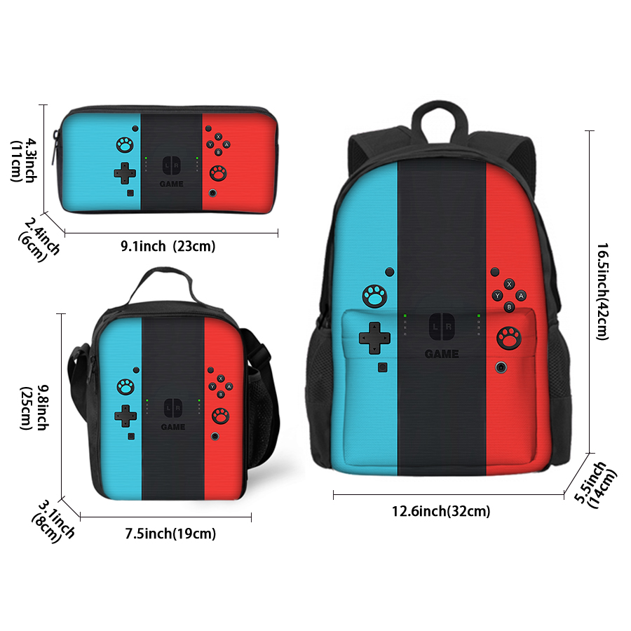 Set da 3 pezzi Borse per il pr - Gaming Console Kids recensione e prezzo