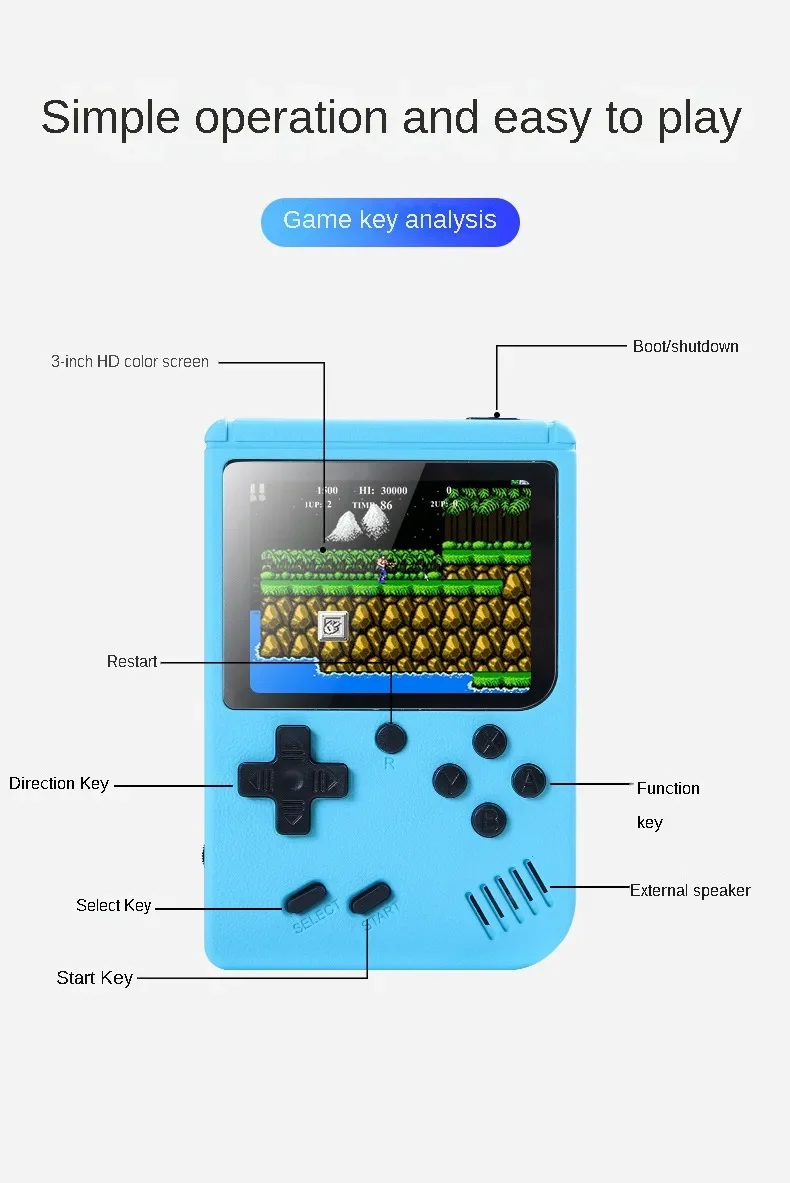 Console Arcade Retro con 500+  - Gaming Console Kids recensione e prezzo