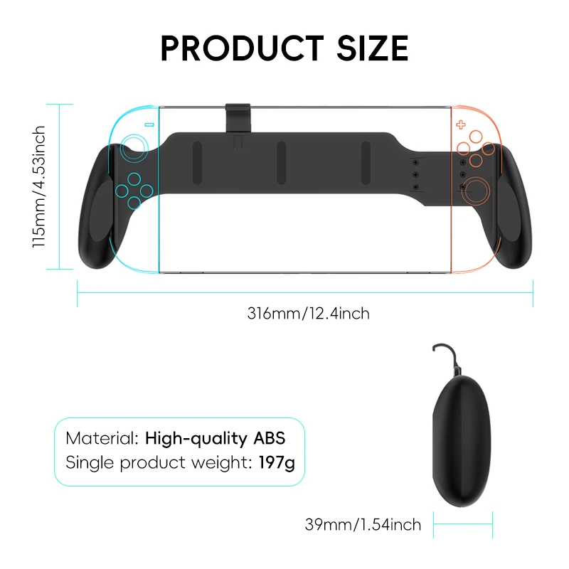DATA FROG Impugnatura Ergonomi - Gaming Console Nintendo Switch 2 recensione e prezzo