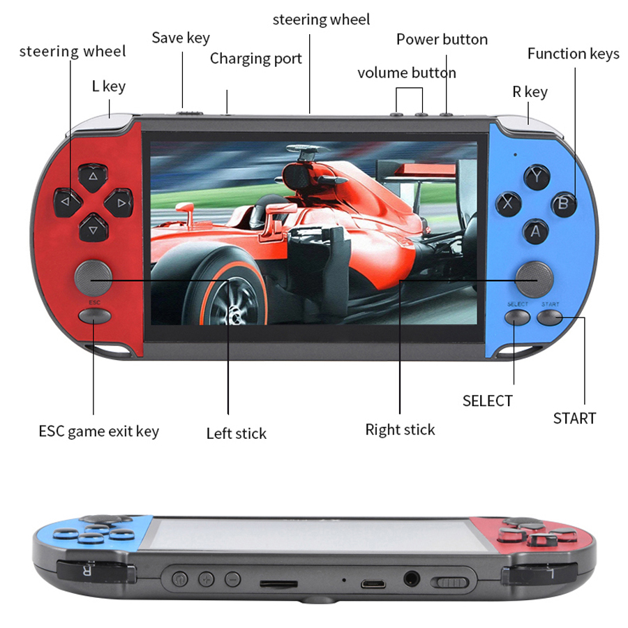 Videogioco portatile portatile - Gaming Console Kids recensione e prezzo